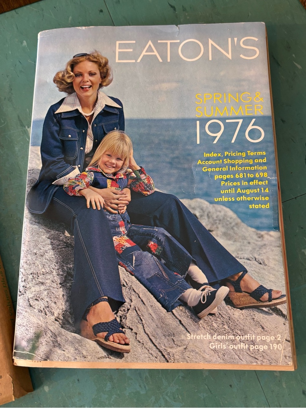 Vintage Eatons catalogue 1976 collectable ephemera